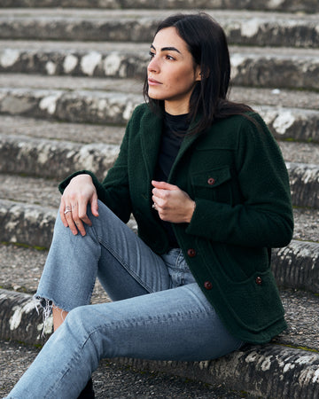 Giacca iconica donna in lana di Casentino